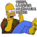 🙄 emoji Simpsons Telegram sticker 13 of 117