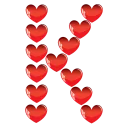 ❤ emoji Love Alphabet Telegram sticker 11 of 39