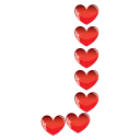 ❤ emoji Love Alphabet Telegram sticker 10 of 39