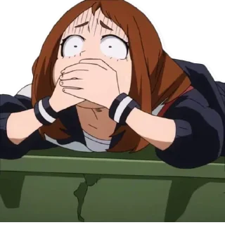 🤢 emoji My Hero Academia Telegram sticker 21 of 25