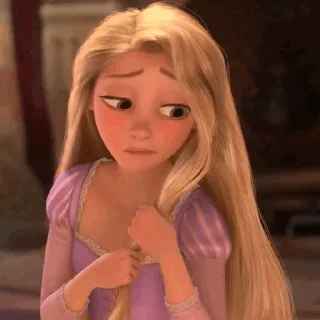 🎀 emoji Rapunzel @Disney_sticker Telegram sticker 15 of 103