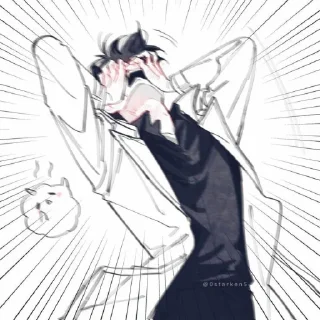 😫 emoji Kim dokja @yoonhamin Telegram sticker 16 of 51