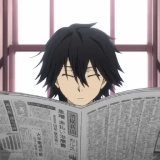 🔍 emoji Ranpo Edogawa | Bungou stray dogs @longroadtohell Telegram sticker 6 of 70