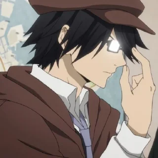 🔍 emoji Ranpo Edogawa | Bungou stray dogs @longroadtohell Telegram sticker 11 of 70