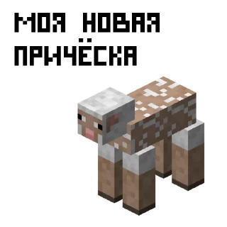 Sticker from minecraft
