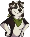 😏 emoji Tay Telegram sticker 9 of 79