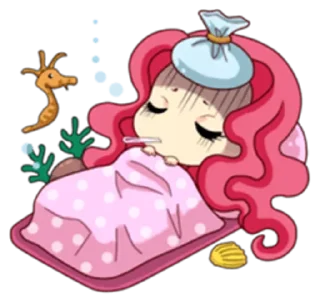 😷 emoji Mermaid Princess - venus Telegram sticker 6 of 39