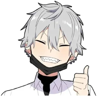 👍 emoji :) @anime_stickers_pack Telegram sticker 23 of 112