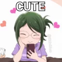 😍 emoji @ShiniBuu's Wotakoi Pack Telegram sticker 20 of 44