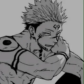 🖤 emoji Ryomen Sukuna Manga @OX_SUKUNA_XO Telegram sticker 23 of 95