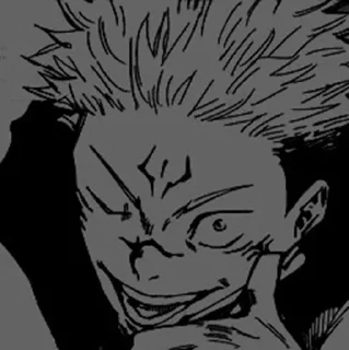 🖤 emoji Ryomen Sukuna Manga @OX_SUKUNA_XO Telegram sticker 5 of 95