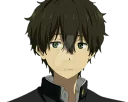 🙁 emoji houtarou oreki Telegram sticker 6 of 39