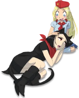 Sticker from /leftypol/ catgirls | @StickersOfAstora