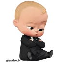 🙄 emoji Boss baby @mashroob Telegram sticker 6 of 115