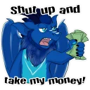 🤑 emoji Exodus Arias General Telegram sticker 8 of 15