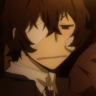 😕 emoji ⛓ Dazai - @iRammy ⛓ Telegram sticker 16 of 78