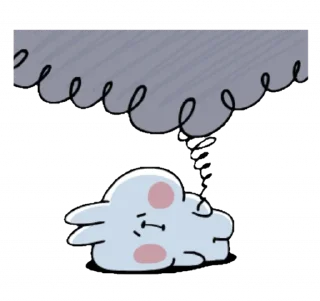 ☹️ emoji @spoiledrabbits Telegram sticker 23 of 26