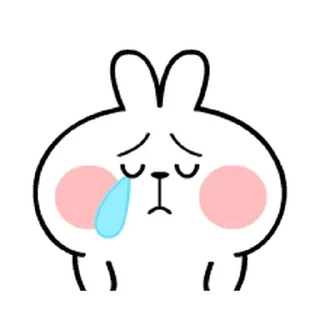 😢 emoji @spoiledrabbits Telegram sticker 10 of 40