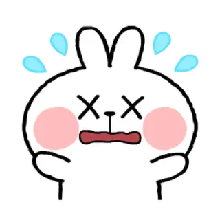 😵 emoji @spoiledrabbits Telegram sticker 5 of 40