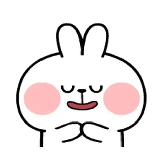 😌 emoji @spoiledrabbits Telegram sticker 8 of 40