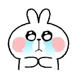 😢 emoji @spoiledrabbits Telegram sticker 17 of 40