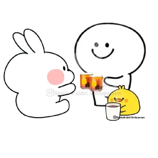 ☕️ emoji M&S pack_2@SpoiledrabbitSmileperson Telegram sticker 14 of 61