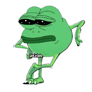 🐸 emoji Pepe _2🐸_ @anubis_tim Telegram sticker 22 of 44