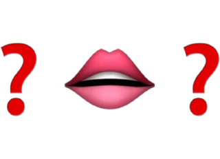 ❓ emoji 👁👄👁 Telegram sticker 18 of 61