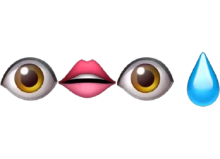 😅 emoji 👁👄👁 Telegram sticker 13 of 61