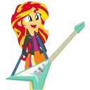 🎸 emoji Sunset Shimmer Telegram sticker 15 of 46