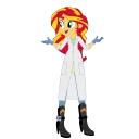 👐 emoji Sunset Shimmer Telegram sticker 16 of 46