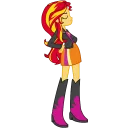 😑 emoji Sunset Shimmer Telegram sticker 24 of 46