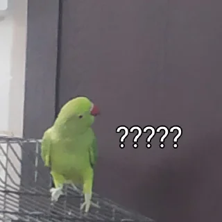 😐 emoji Tutu The Third🦜 Telegram sticker 18 of 119