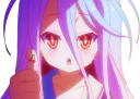 👍 emoji No Game No Life Telegram sticker 10 of 65