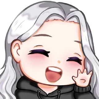 🙋‍♀️ emoji Emoticon Aelita Telegram sticker 10 of 27