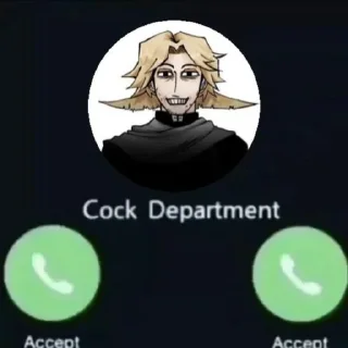 Sticker from Cock