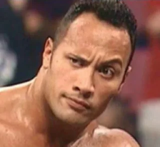 🤨 emoji the rock eyebrow Telegram sticker 5 of 10