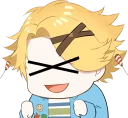 😆 emoji Mystic Messenger LINE Telegram sticker 17 of 45
