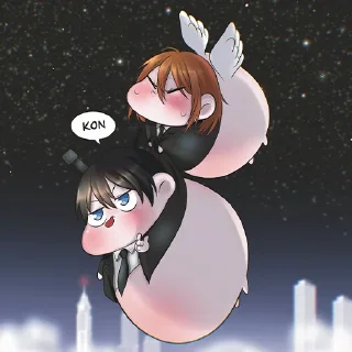 ❤️ emoji Mixed CSM 🪚 (@TodorokiShouto) Telegram sticker 6 of 113