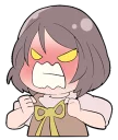😡 emoji Little cute girl Momo Telegram sticker 22 of 41