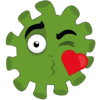 😘 emoji @Beautifulstickers🦠coronamoji🦠 Telegram sticker 6 of 59