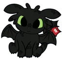 Sticker from Toothless