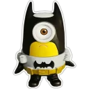 ☹ emoji Batman Telegram sticker 24 of 48