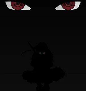 😵 emoji itachi alone Telegram sticker 20 of 49
