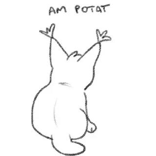 🐾 emoji Tuft Doodles Telegram sticker 20 of 45