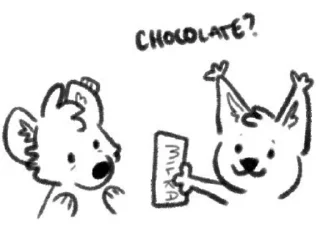 🐾 emoji Tuft Doodles Telegram sticker 10 of 45