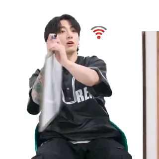 🫧 emoji jk  ‌♡  run bts  ❔  @softrn  ! Telegram sticker 11 of 35
