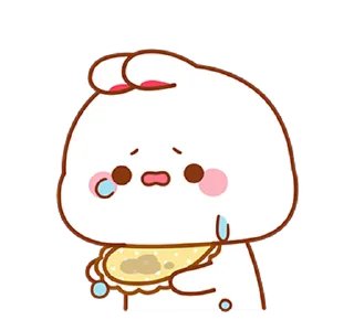 😢 emoji Lovely Tuji @Stickersnew Telegram sticker 12 of 50