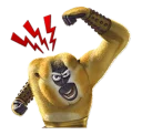 💪 emoji Kung Fu Panda Telegram sticker 18 of 40