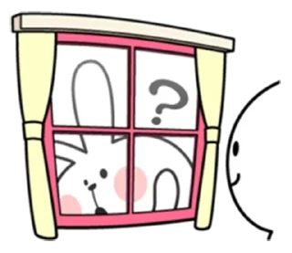 🤔 emoji Spoiled rabbit 4@spoiledRabbits Telegram sticker 23 of 41